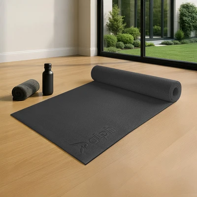 Gambar Alph Matras Yoga PVC 4 mm - Hitam
