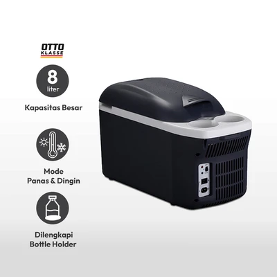 Gambar Otto Klasse 8 Ltr Kulkas Mobil Cool & Warm Jy-A-8L - Abu-Abu