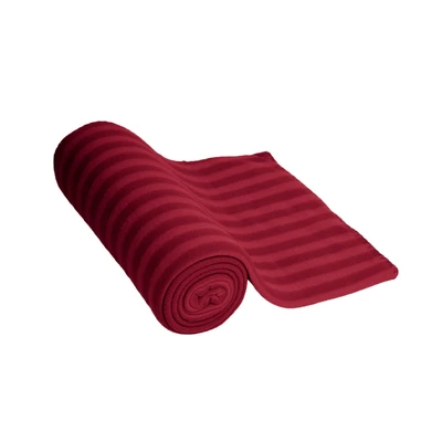 Gambar Sleeplite 120x150 cm Selimut Polar Fleece Stripe - Merah