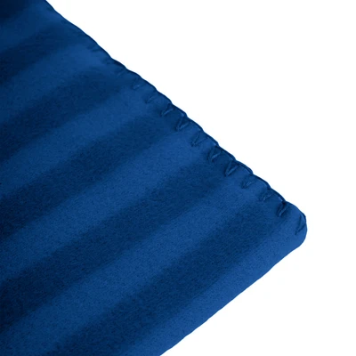 Gambar Sleeplite 120x150 Cm Selimut Polar Fleece Stripe - Biru