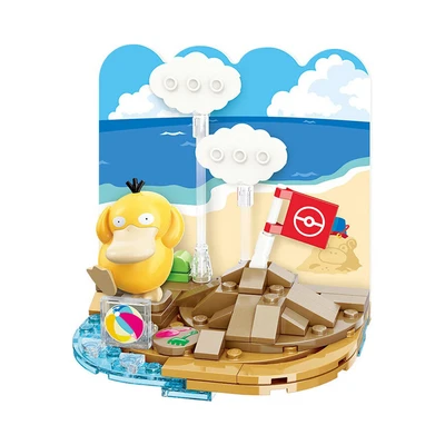 Gambar Keeppley Pokemon Psyduck Build A Sandcastle