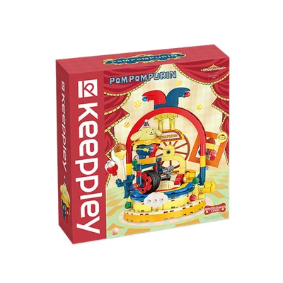 Gambar Keeppley Sanrio Pompompurin Unicycle Perform