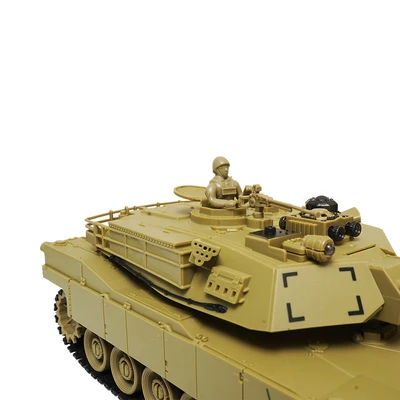 Top Gear Battle Tanks Abrams M1a2 Remote Control 1:28 Kuning