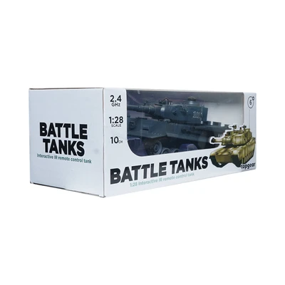 Gambar Top Gear Battle Tanks Tiger Remote Control 1:28 - Biru