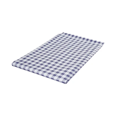 Gambar Forhom Taplak Meja PVC Gingham 145x240 cm - Biru