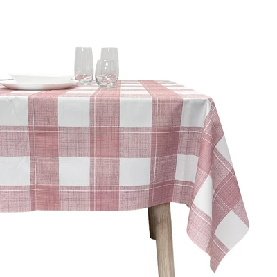 Gambar Forhom Taplak Meja PVC Checker 145x240 cm - Merah
