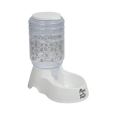 Gambar Paws N Tail Dispenser Makanan Hewan 3.5 Liter - Putih