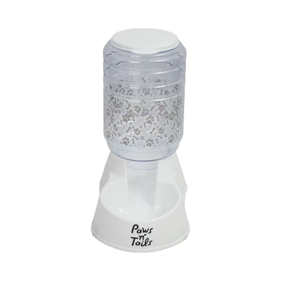 Gambar Paws N Tail Dispenser Makanan Hewan 3.5 Liter - Putih