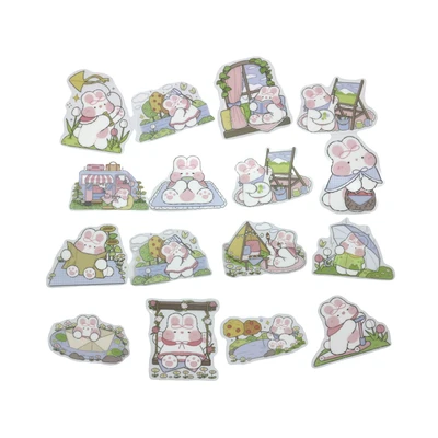 Gambar Ataru Stiker Bag Rabbit Set 30 pcs - Mix