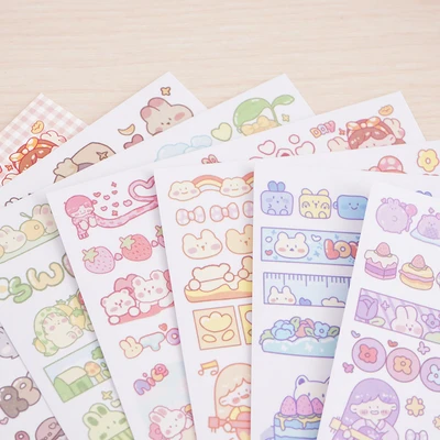 Gambar Ataru Sticker Sushi Rabbit Set 10 pcs Random