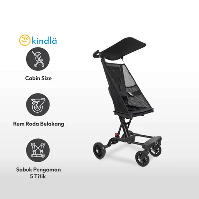 Gambar Kindla Buttercup Stroller Anak Lipat Small - Hitam