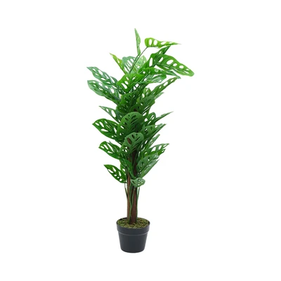Gambar Informa Tanaman Artifisial Monstera Dengan Pot 50x50x90 cm - Hijau