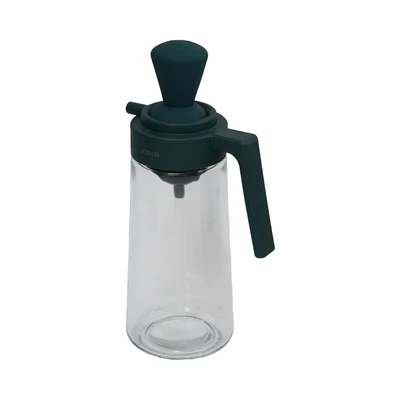Gambar Kris Brosse Botol Minyak Kaca 2 In 1 500 ml - Hijau