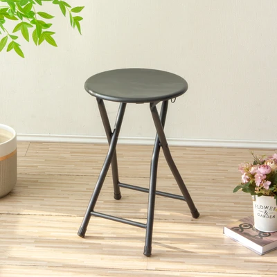 Gambar Soleil Jarvis Bangku Lipat Metal - Hitam