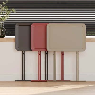 Gambar Soleil Thea Meja Sisi Tray - Merah Scarlet