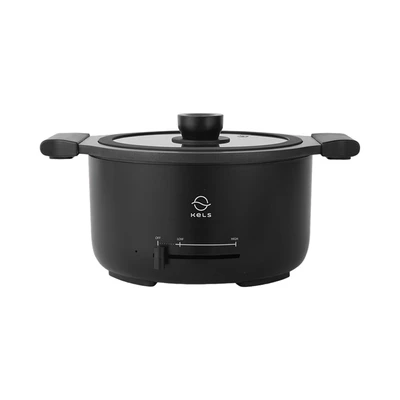 Gambar Kels Oscar Panci Hot Pot Elektrik 2 In1 2.5 Liter - Hitam