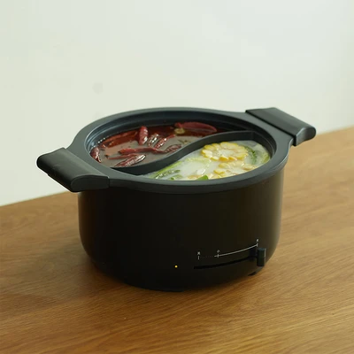 Gambar Kels Oscar Panci Hot Pot Elektrik 2 In1 2.5 Liter - Hitam