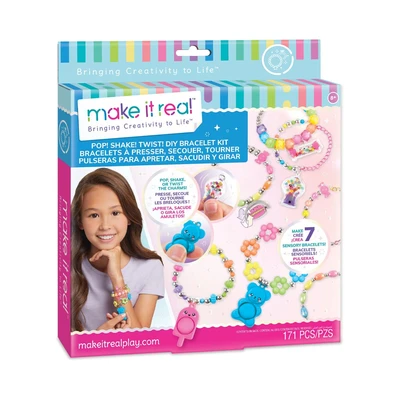 Gambar Make It Real Pop Shake Twist Diy Bracelet Kit 1328