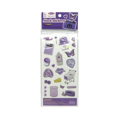 Gambar Ataru Stiker Purple Stock Random