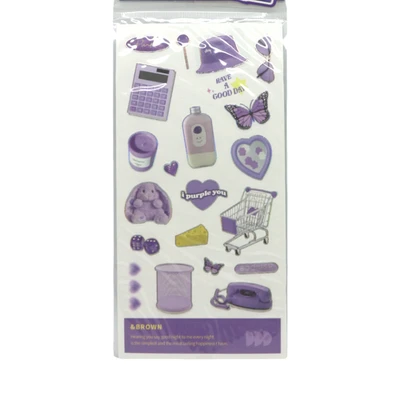 Gambar Ataru Stiker Purple Stock Random