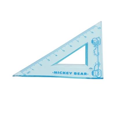 Gambar Ataru Penggaris Plastik Animal Set 4 pcs - Biru