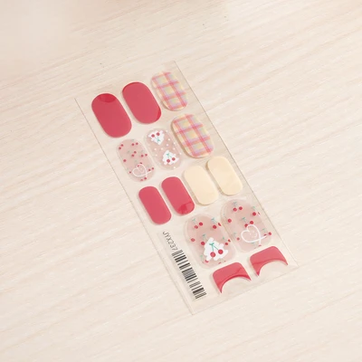 Gambar Ataru Sticker Kuku Set 14 pcs Random
