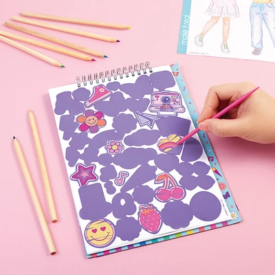 Gambar Make It Real Sketchbook Groovy Vibes - Ungu