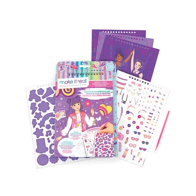 Gambar Make It Real Sketchbook Groovy Vibes - Ungu