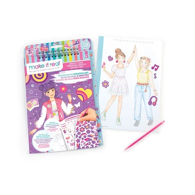 Gambar Make It Real Sketchbook Groovy Vibes - Ungu