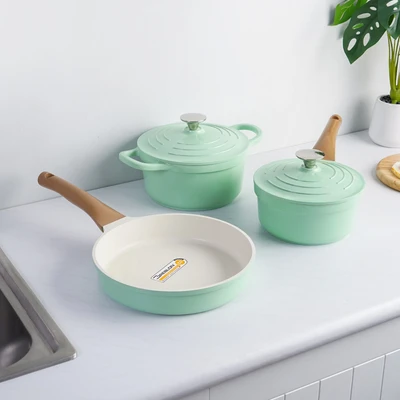 Jual Cooking Color Set 3 Pcs Kayla Perlengkapan Masak Hijau Mint ...