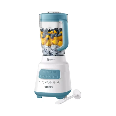 Gambar Philips Blender 1.5 Liter 360 watt HR2223/70 - Biru Misty Dawn