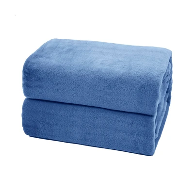 Gambar Sleeplite 150x200 cm Selimut Coral Fleece - Biru Royal