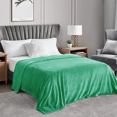 Gambar Sleeplite 150x200 cm Selimut Coral Fleece - Hijau