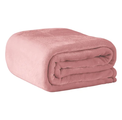 Gambar Sleeplite 150x200 Cm Selimut Fleece Solid - Pink