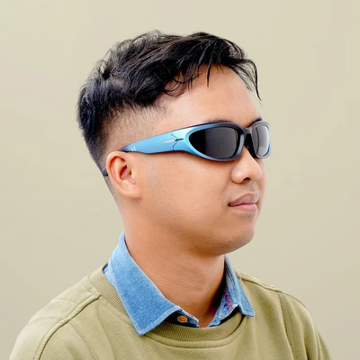 Gambar Parim Eyewear Kacamata Sports - Biru