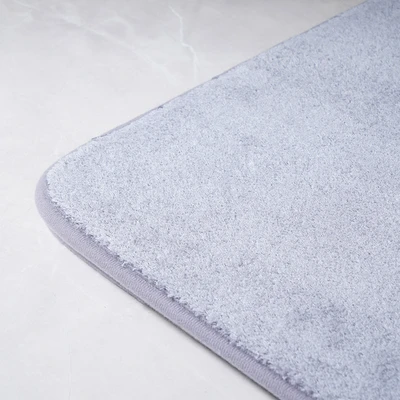 Gambar Informa Gavin Keset Kamar Mandi Microfiber 40x60 cm Set 2 pcs - Abu-Abu