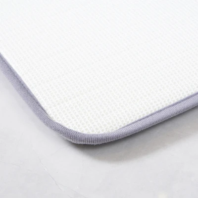 Gambar Informa Gavin Keset Kamar Mandi Microfiber 40x60 cm Set 2 pcs - Abu-Abu