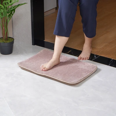 Gambar Informa Gavin Keset Kamar Mandi Microfiber 40x60 cm Set 2 pcs - Cokelat