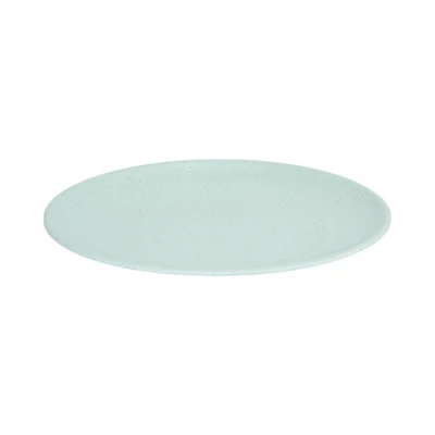 Gambar Krischef Piring Makan Melamine Oval 26 cm - Hijau Sage