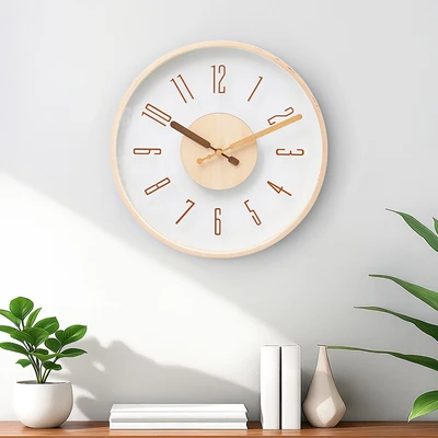 Gambar Informa Jam Dinding 40 cm 347YS - Cokelat Natural