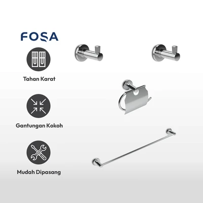 Gambar Fosa Set Aksesoris Kamar Mandi 918