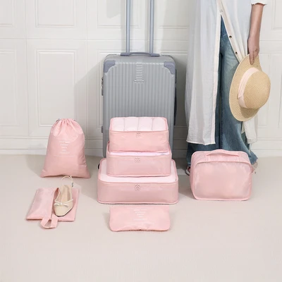 Gambar Passport Tas Organizer Set 7 pcs - Pink