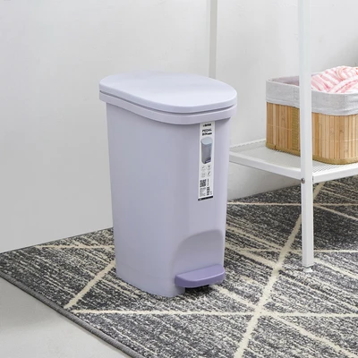 Gambar Informa Riley Tempat Sampah Pedal Plastik 12 Liter - Ungu Muda