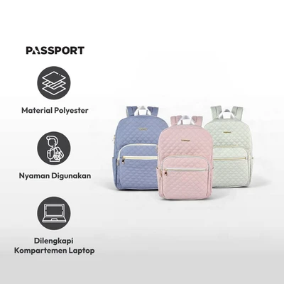Gambar Passport Minji Tas Ransel - Pink
