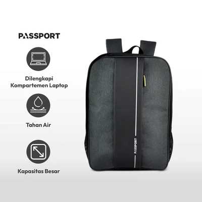 Gambar Passport Filson Tas Ransel Extensible - Abu-Abu