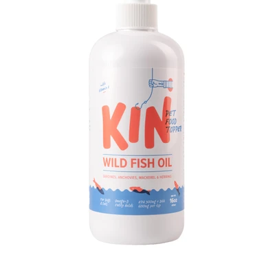 Gambar Kin Wild Minyak Ikan Hewan Peliharaan 473 ml