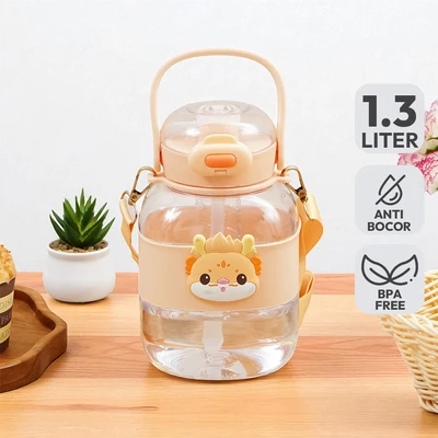 Gambar Appetite Bert Botol Minum Anak Tritan 1.3 Liter - Kuning