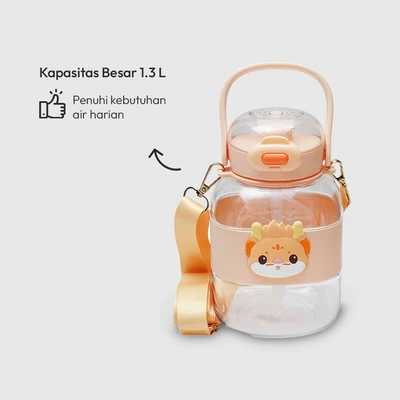 Gambar Appetite Bert Botol Minum Anak Tritan 1.3 Liter - Kuning