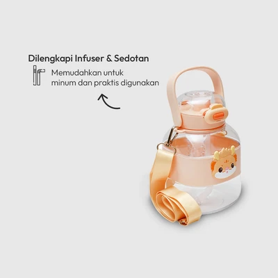Gambar Appetite Bert Botol Minum Anak Tritan 1.3 Liter - Kuning