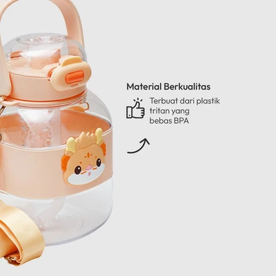 Gambar Appetite Bert Botol Minum Anak Tritan 1.3 Liter - Kuning